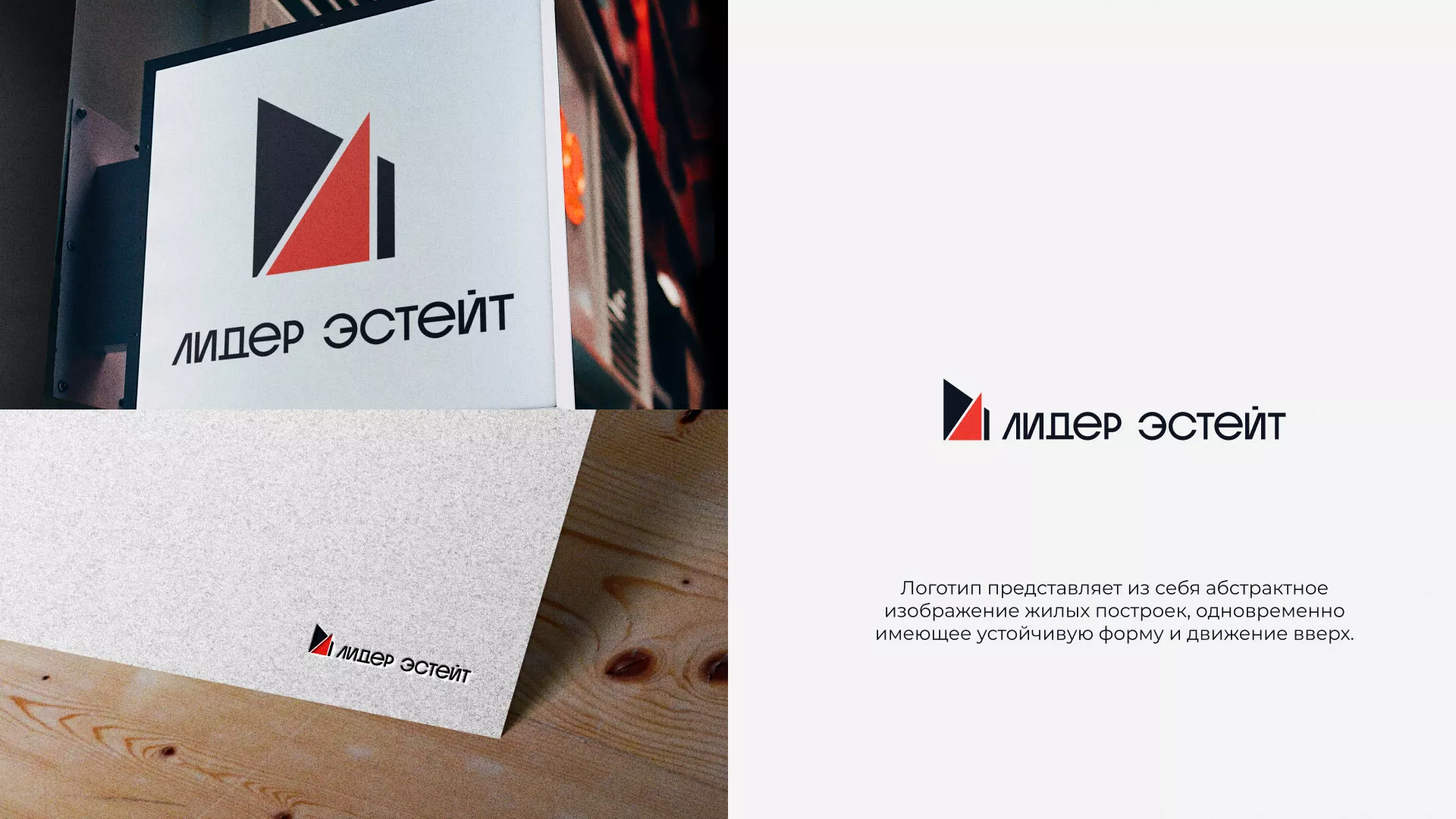 Сделали логотип для агентства недвижимости «Лидер Эстейт» в Донецке