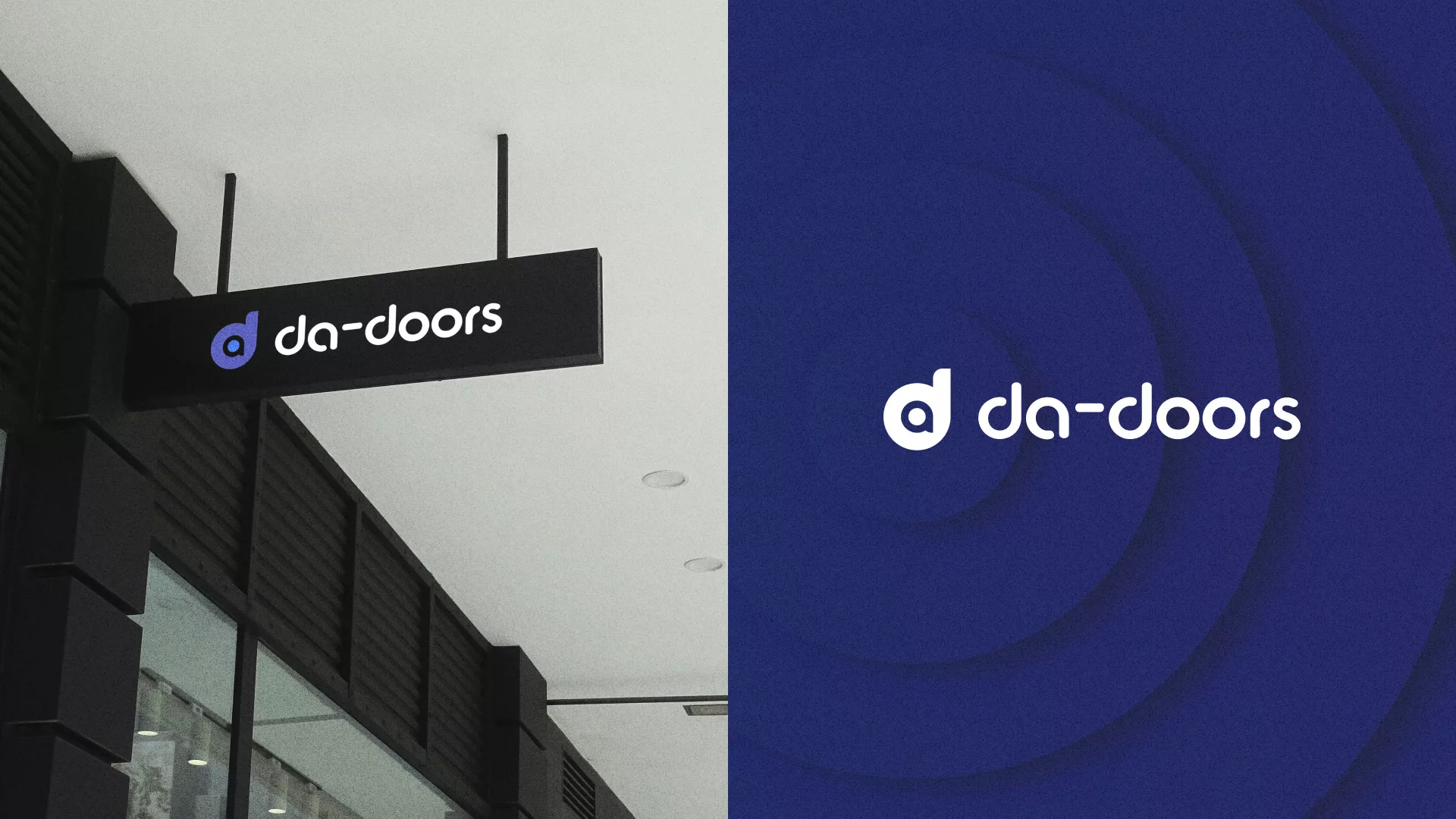 Разработка логотипа компании по продаже дверей в Донецке